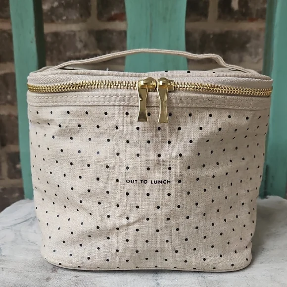 Kate Spade Out to Lunch Polka Dot Lunch Bag - Picture 4 of 8